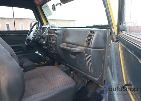 2000 Jeep Wrangler Sport from USA, damaged, VIN 1J4FA49S0YP748215